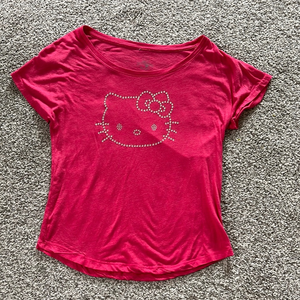 Hello Kitty Swarovski Crystals Shirt